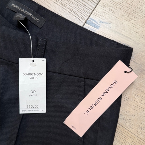 Banana Republic Classic Black Wide-Leg Pants – Size 0 Petite – NWT - Picture 4 of 6